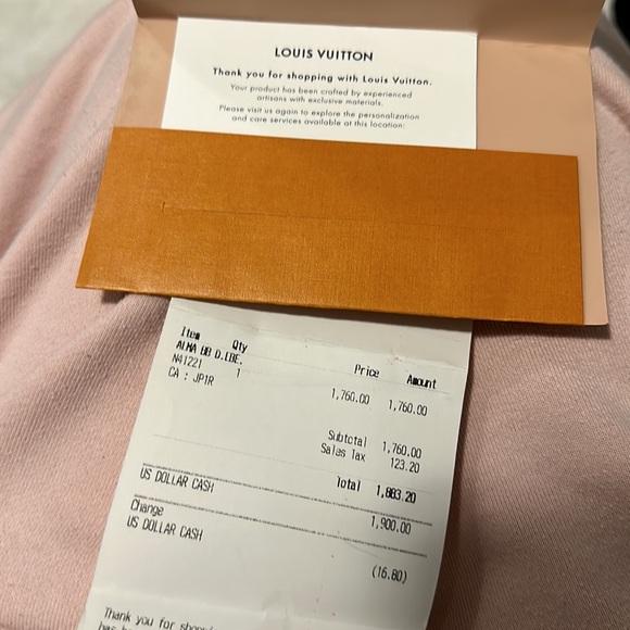 Louis Vuitton Alma Bb less than 2 years old with minor wear and tear - Picture 4 of 4